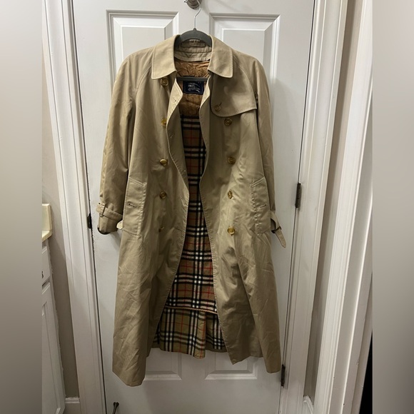 Burberry trench vintage coat usa medium 8 - Picture 2 of 16